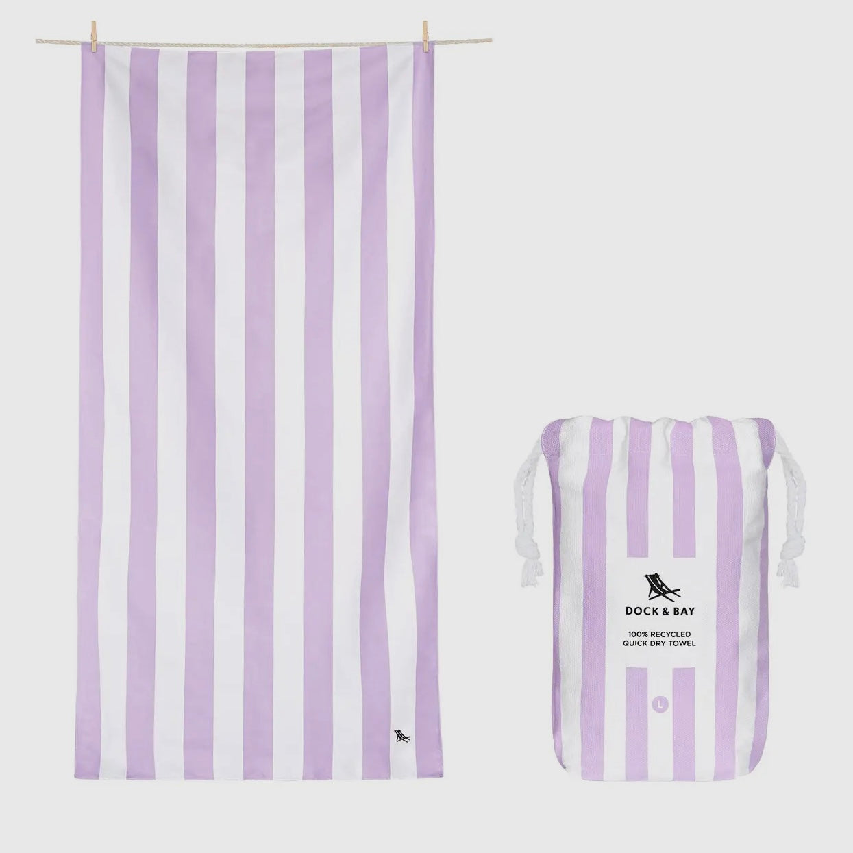 Dock and Bay Large Towel