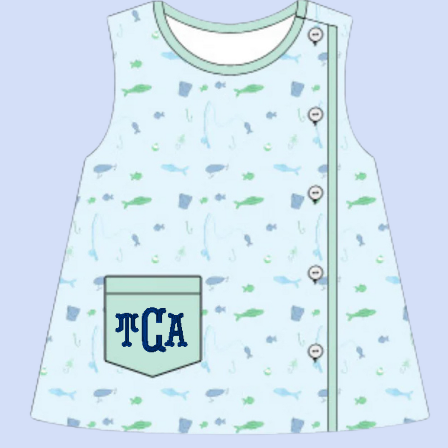 Ponds Presale: BOYS Easton Top Pond Pals by Seaside Proper (Shorties sold separately)