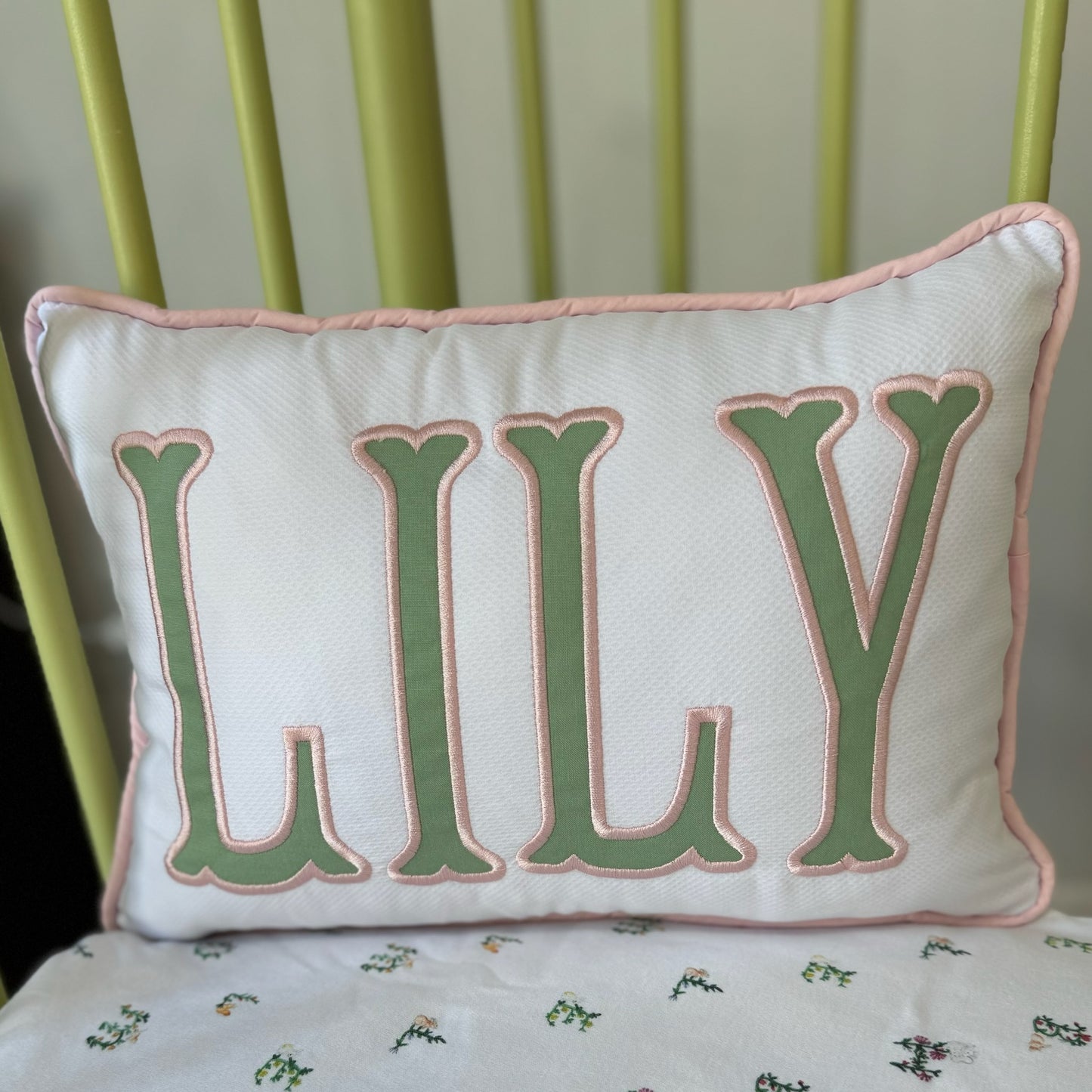 10x14” Appliqué Pillow
