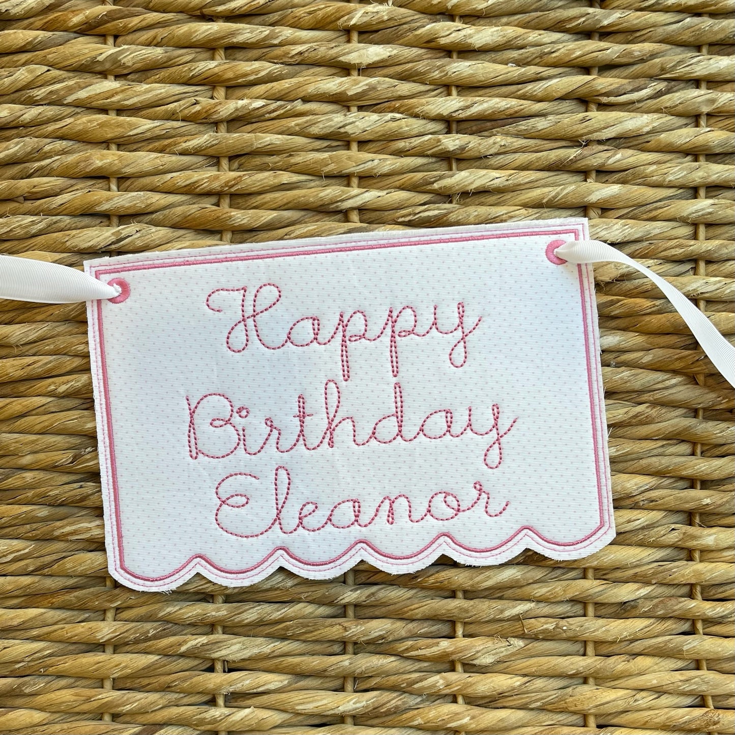 Highchair Birthday Banner
