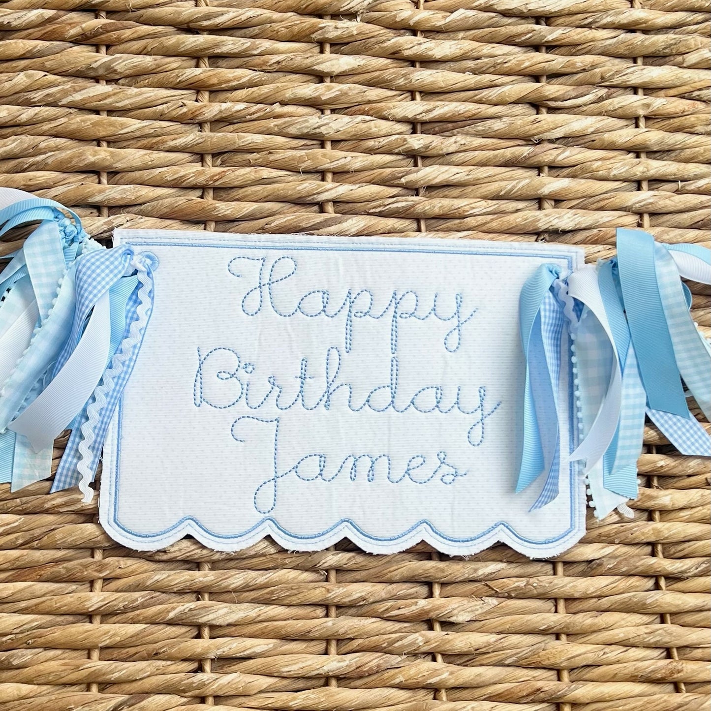 Highchair Birthday Banner
