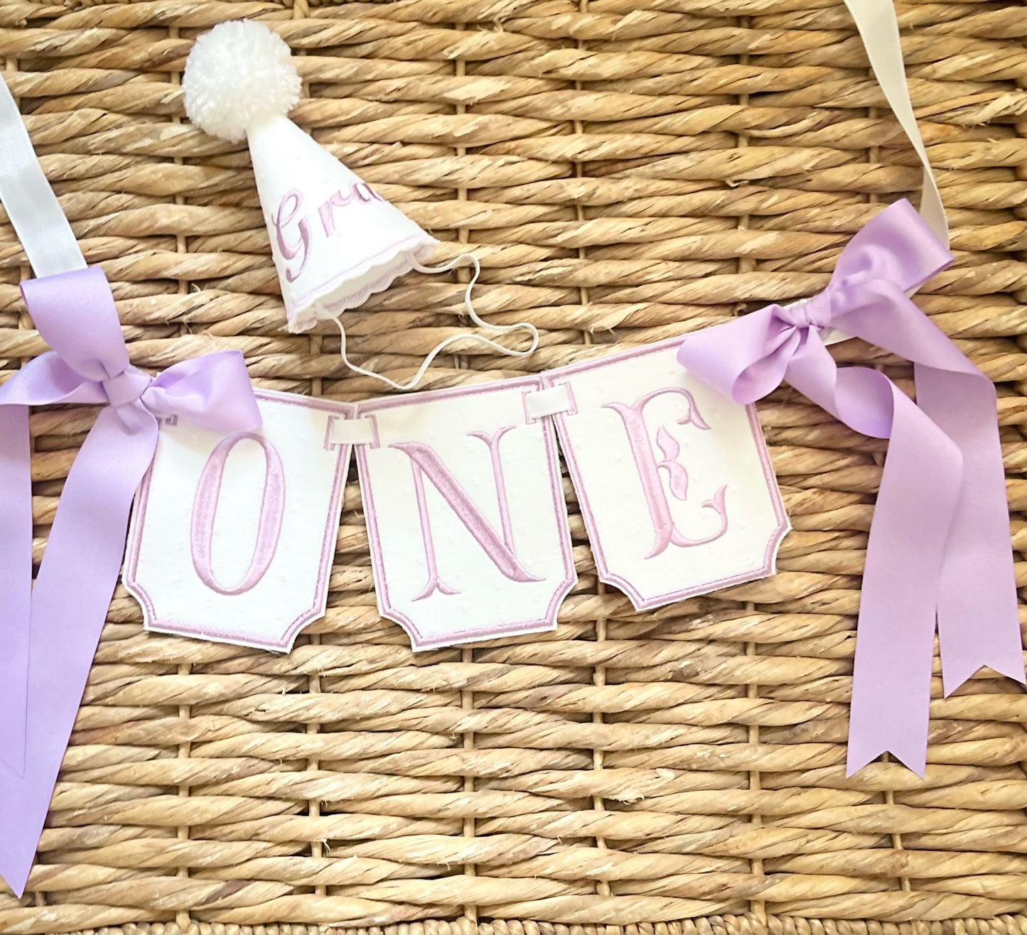 Highchair Birthday Banner