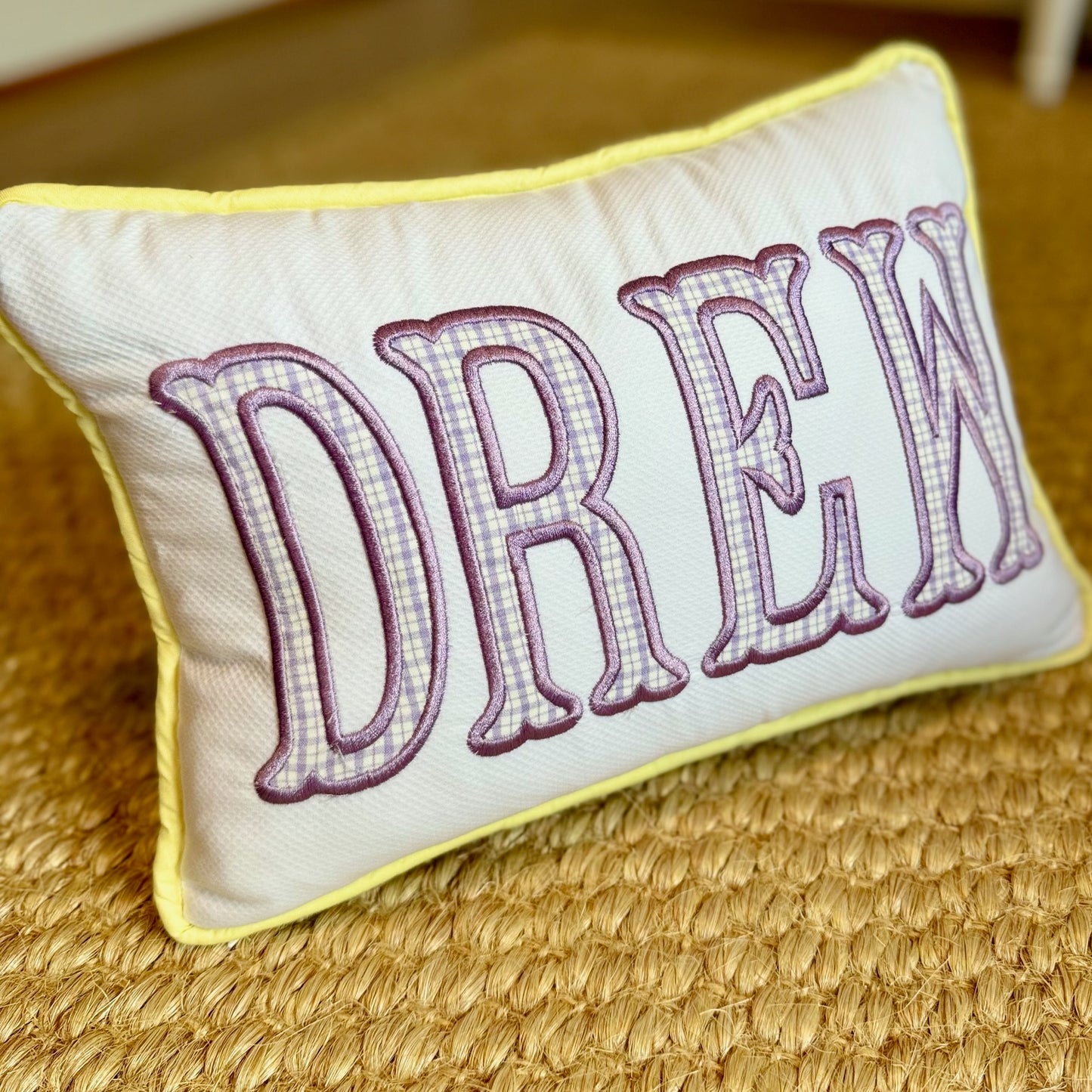 10x14” Appliqué Pillow