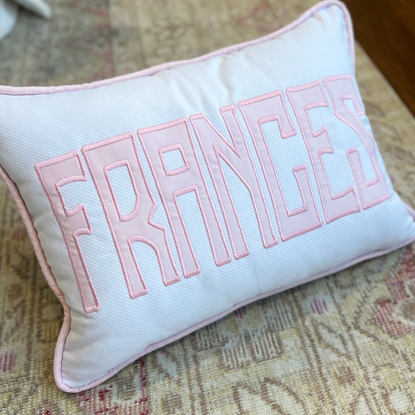10x14” Appliqué Pillow