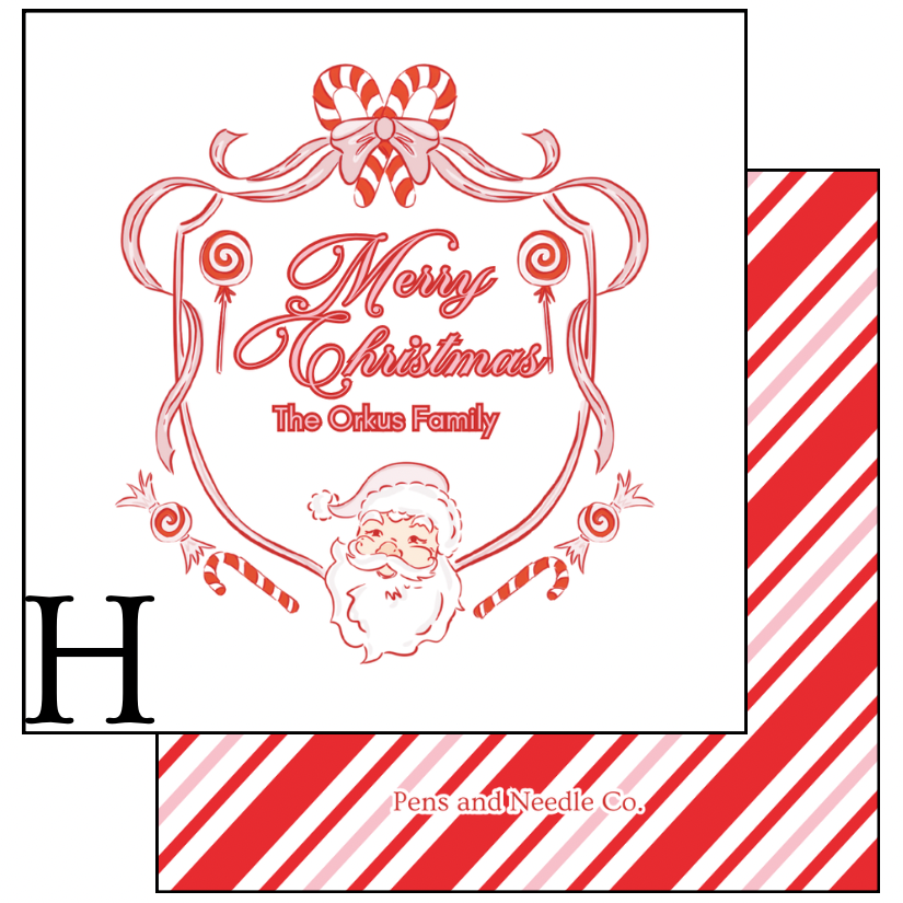 Personalized Holiday Enclosure Cards 