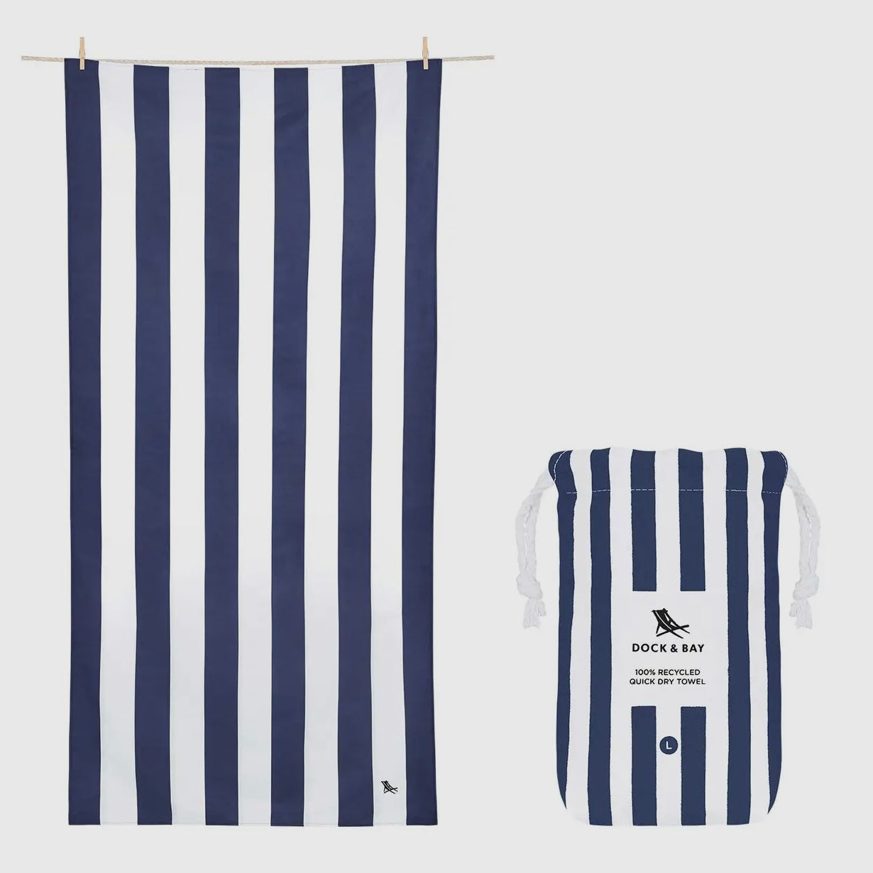 Dock and Bay Large Towel