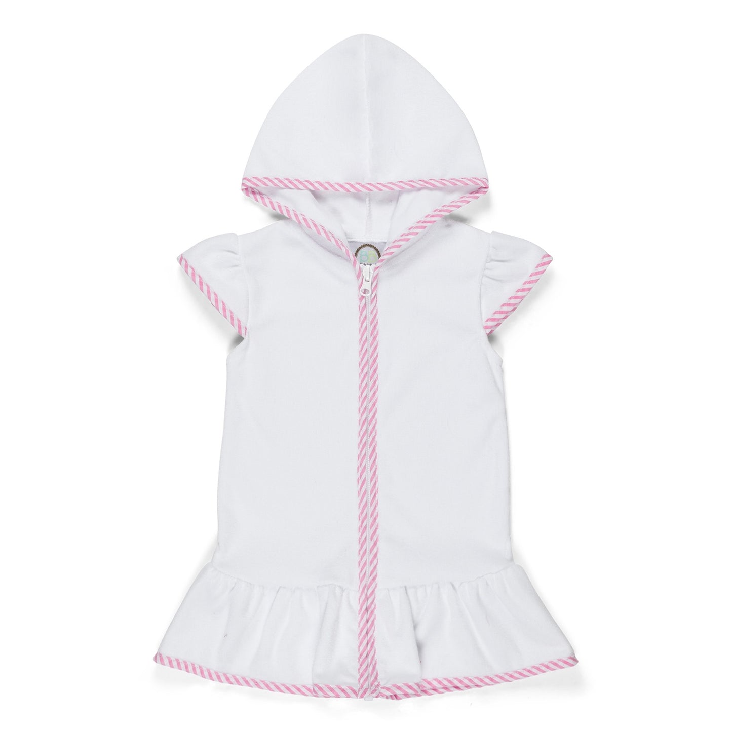 Terry Cloth Zip Up Girls