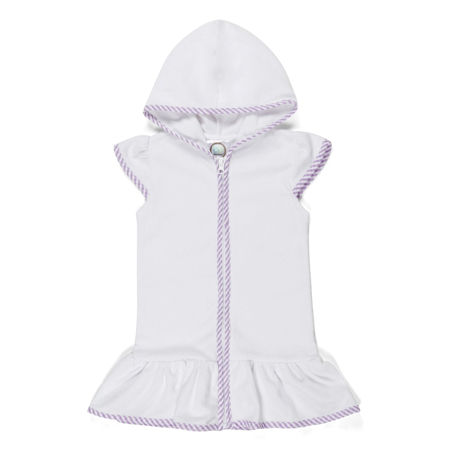 Terry Cloth Zip Up Girls
