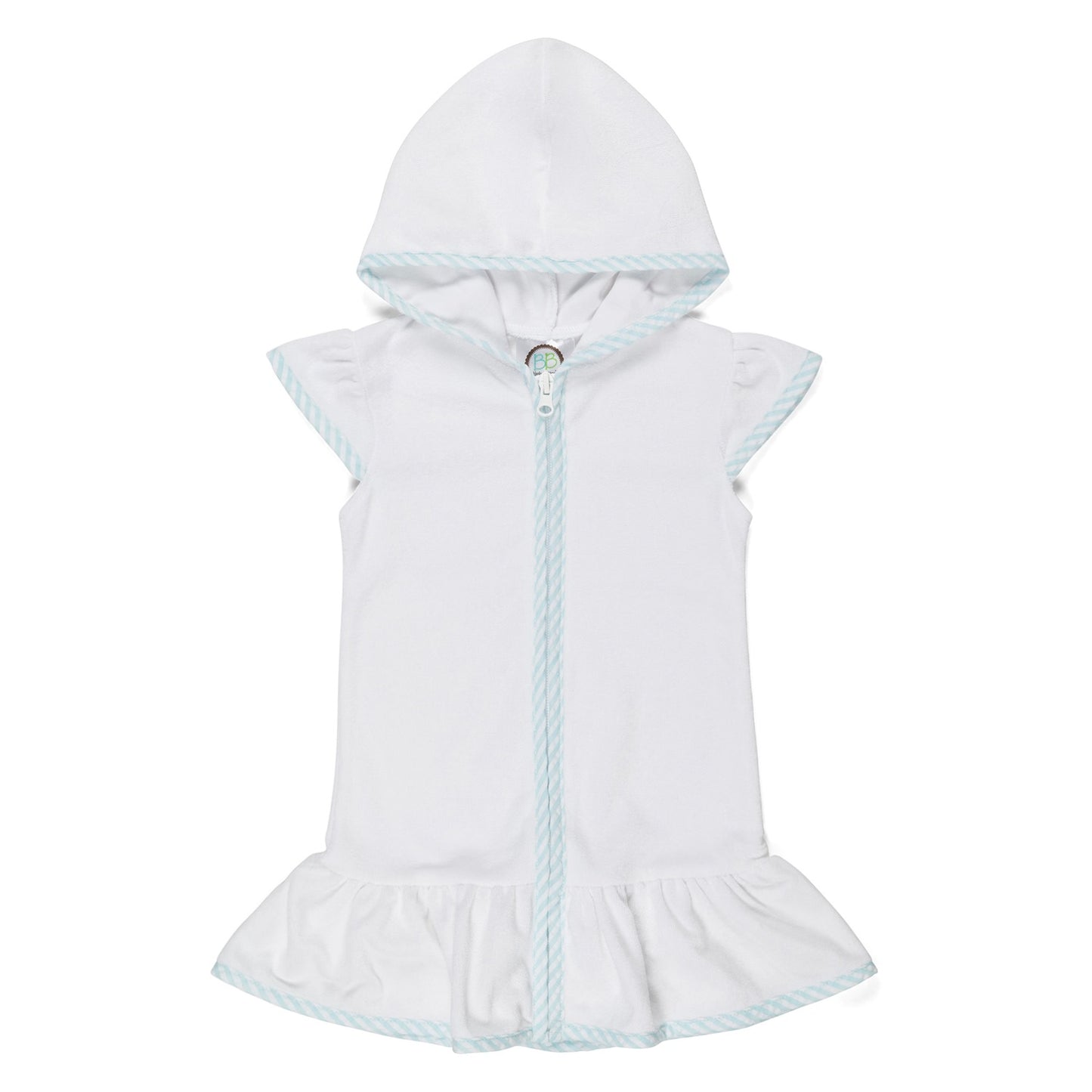 Terry Cloth Zip Up Girls