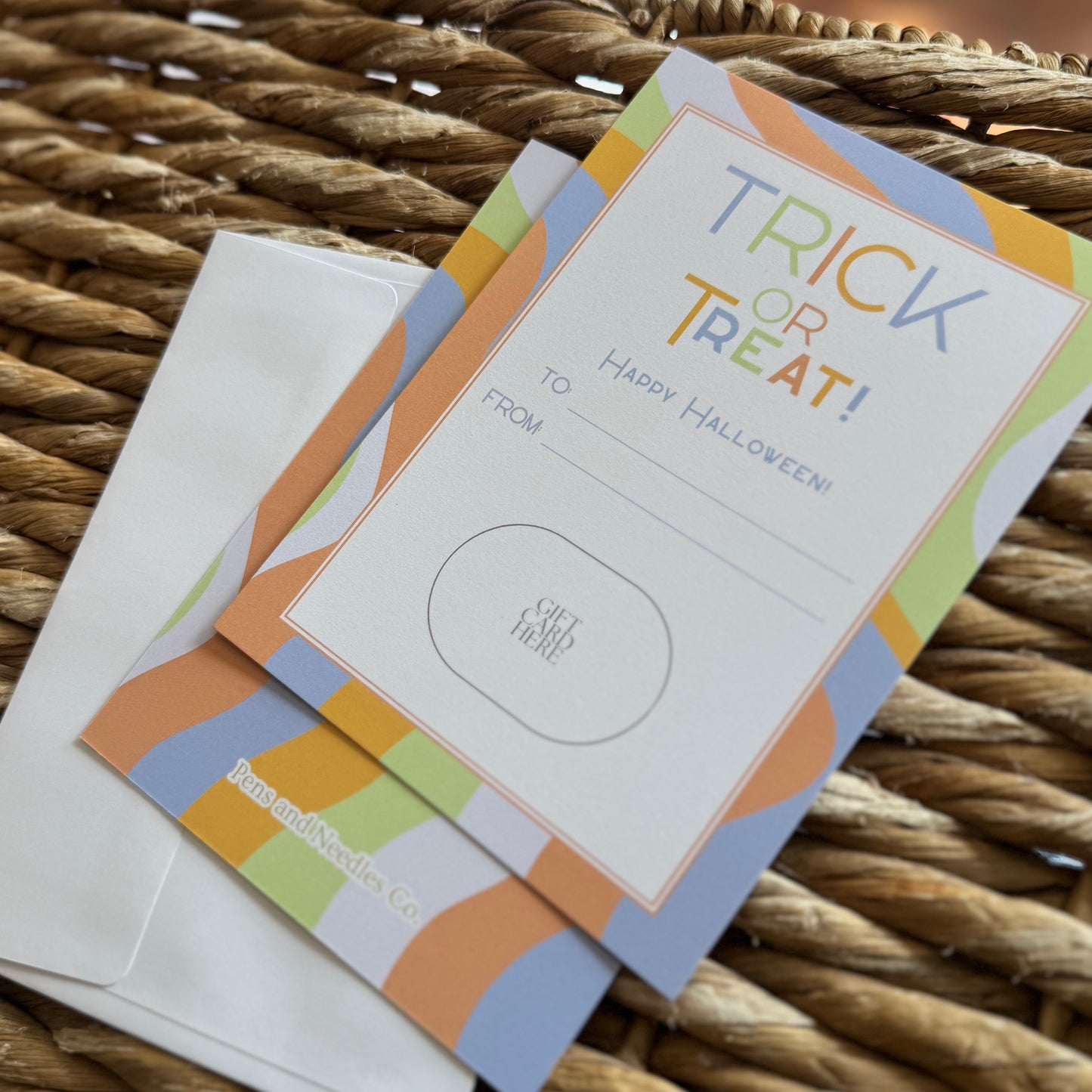 Halloween Gift Card Holder