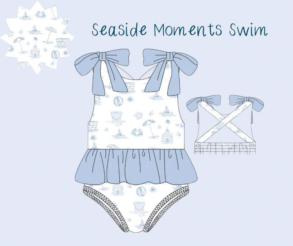 Seaside Moments Girls One Piece Swim