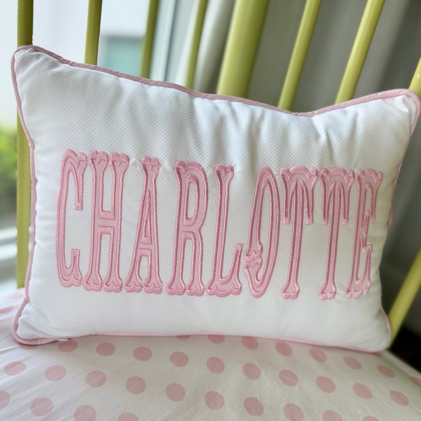 10x14” Appliqué Pillow