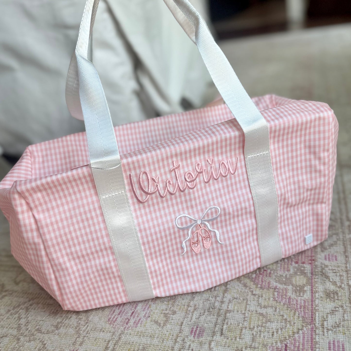 TRVL Ballet Pink mini duffle