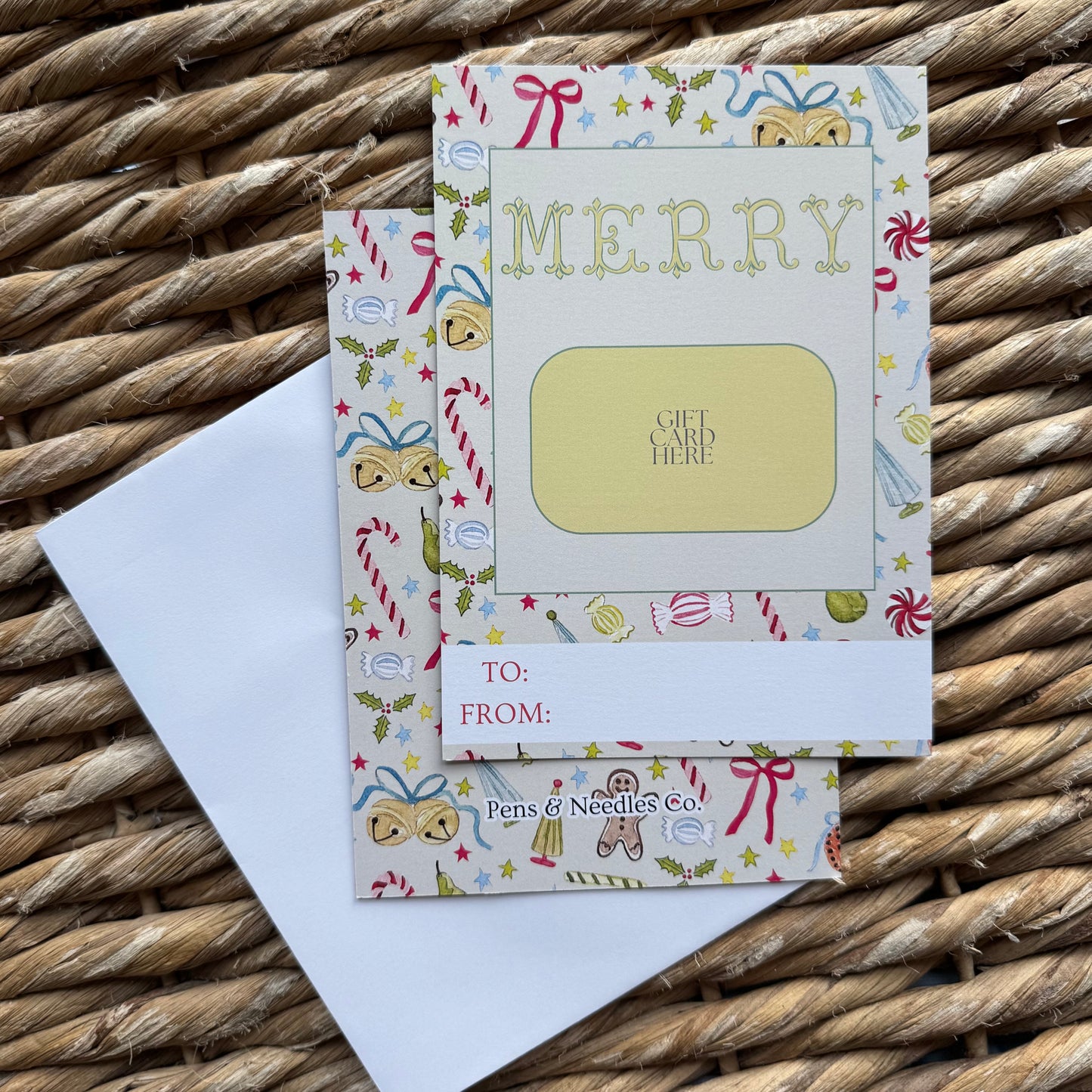 MERRY Gift Card Holder