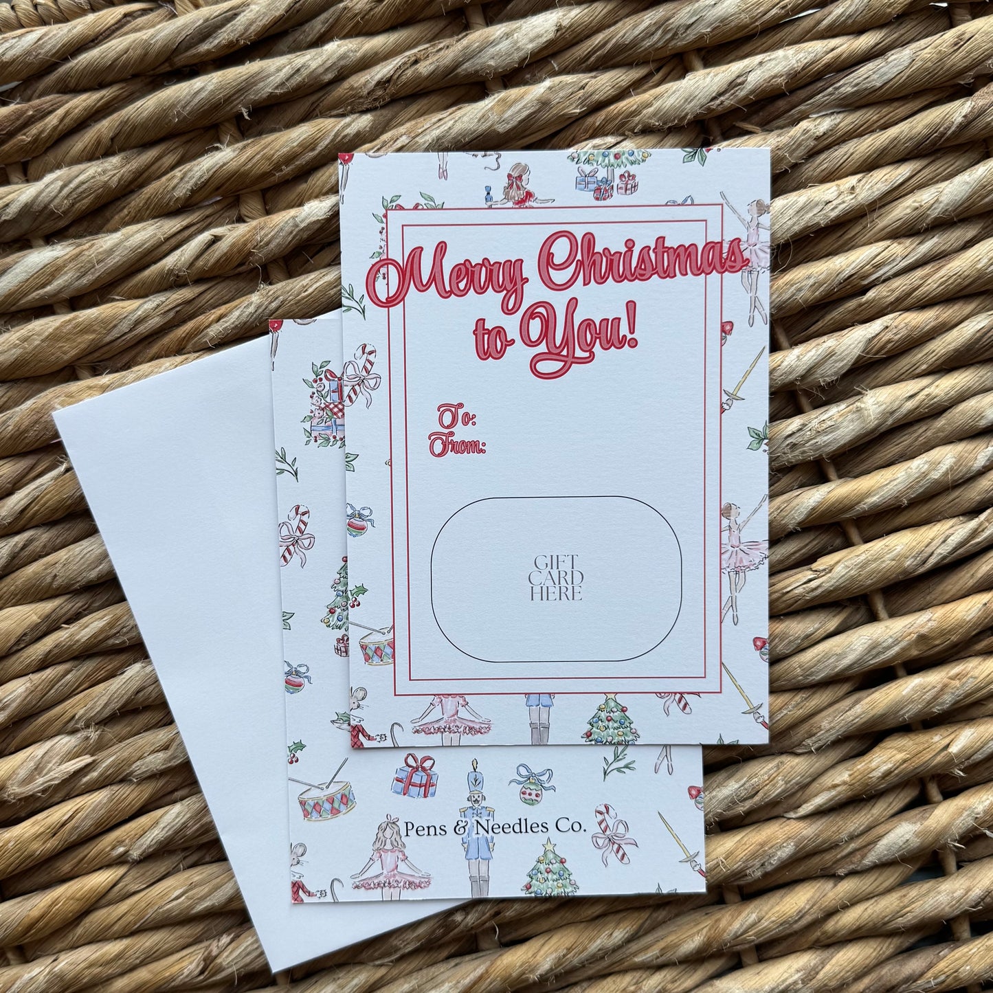 Merry Christmas to You Gift Card Hodler