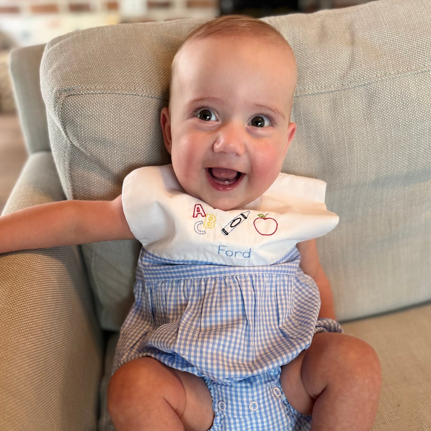 Gingham Bottom Bubble