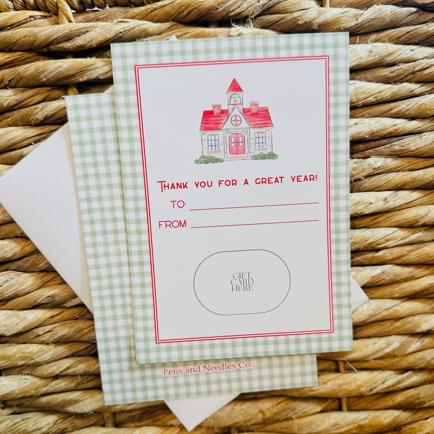 End of the Year Gift Card Holder