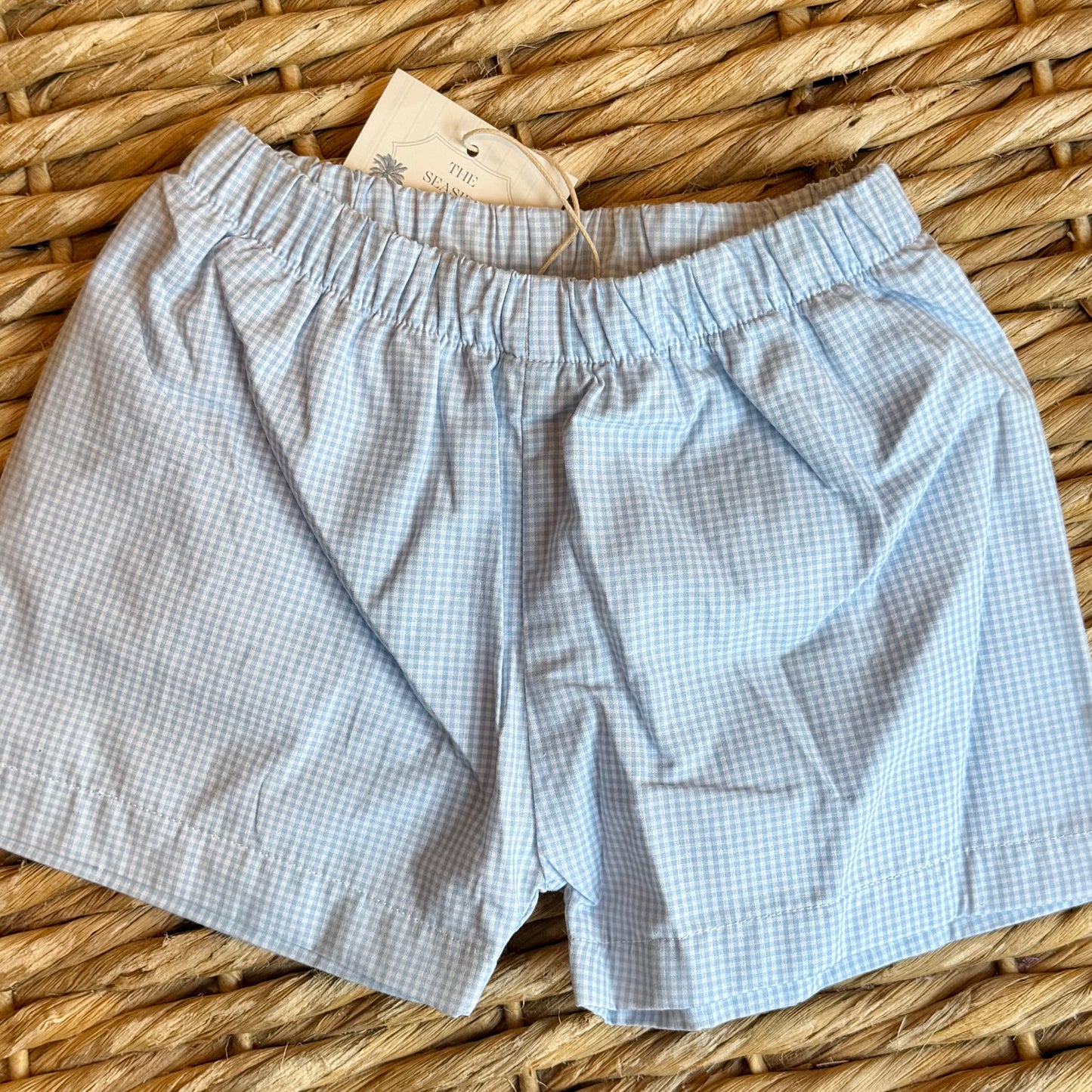 Stitch & Save: P&N Sale-Blue Gingham Shorts