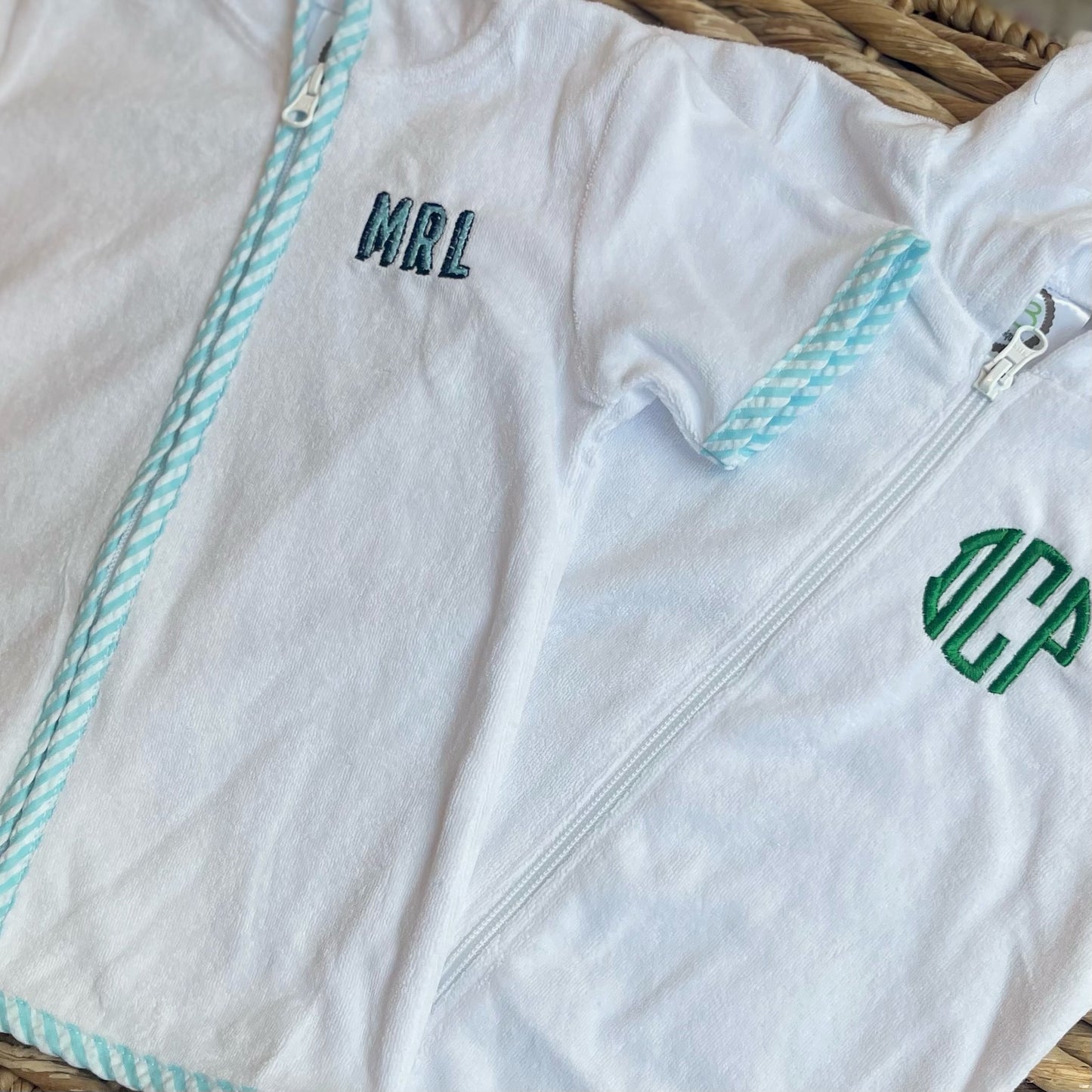 Terry Cloth Zip Up Boys