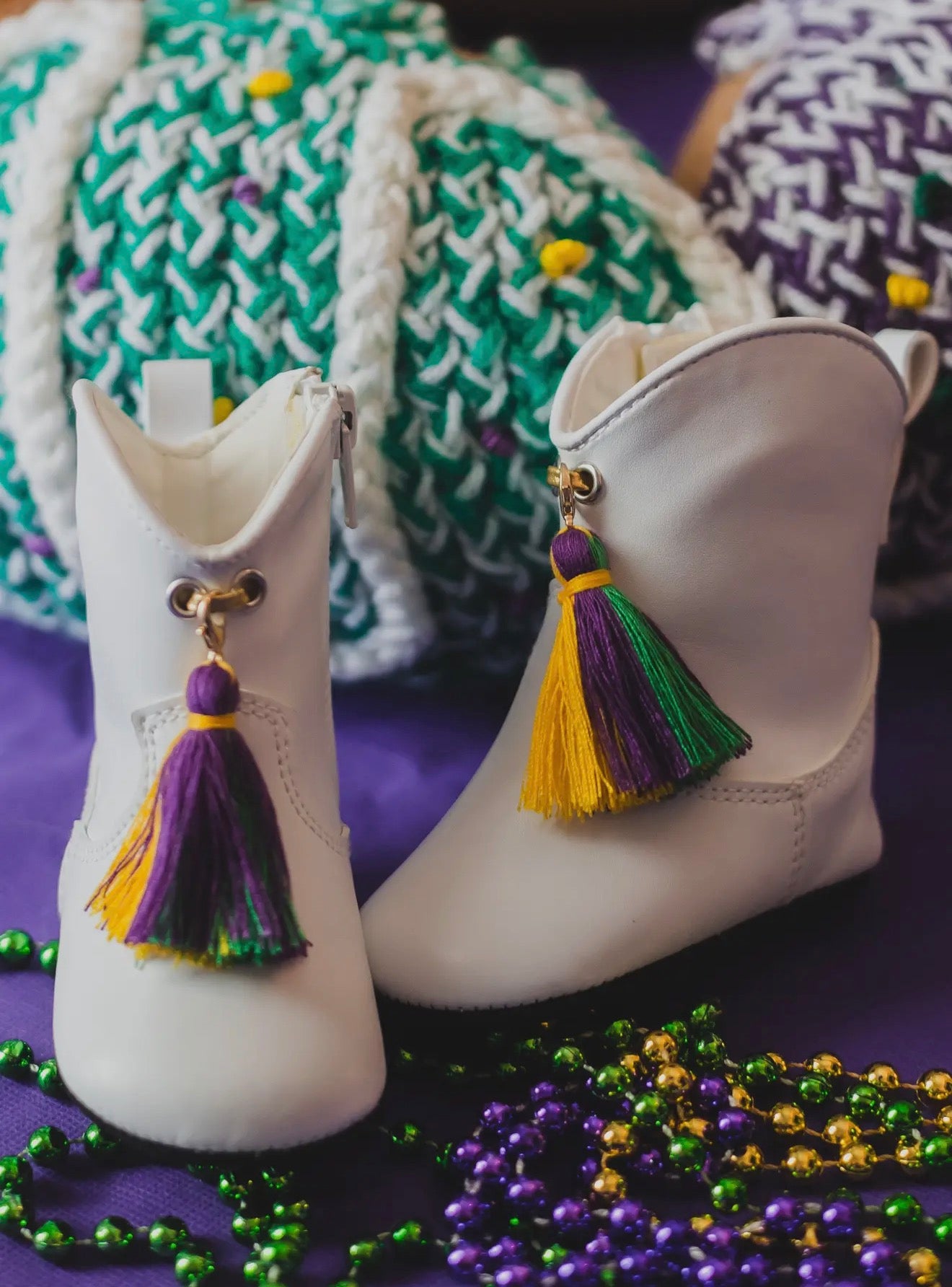 PREORDER: Mardi Gras Majorette Boots