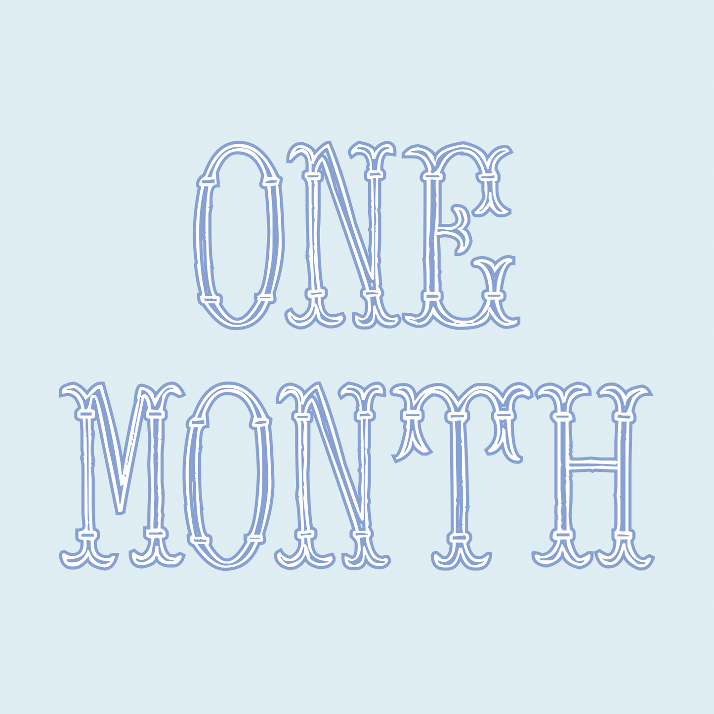 Monthly Milestone Cards