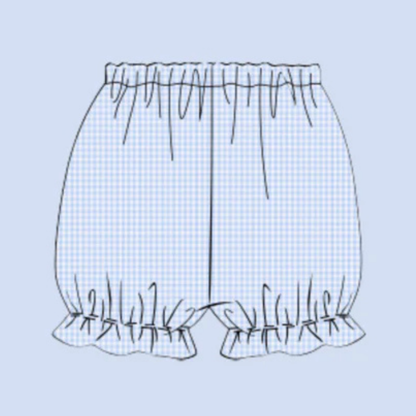 Ponds Presale:  Gingham Bubble Shorties by Seaside Proper