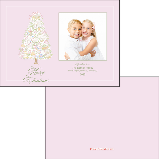 Holiday Card 12 Days Christmas Tree