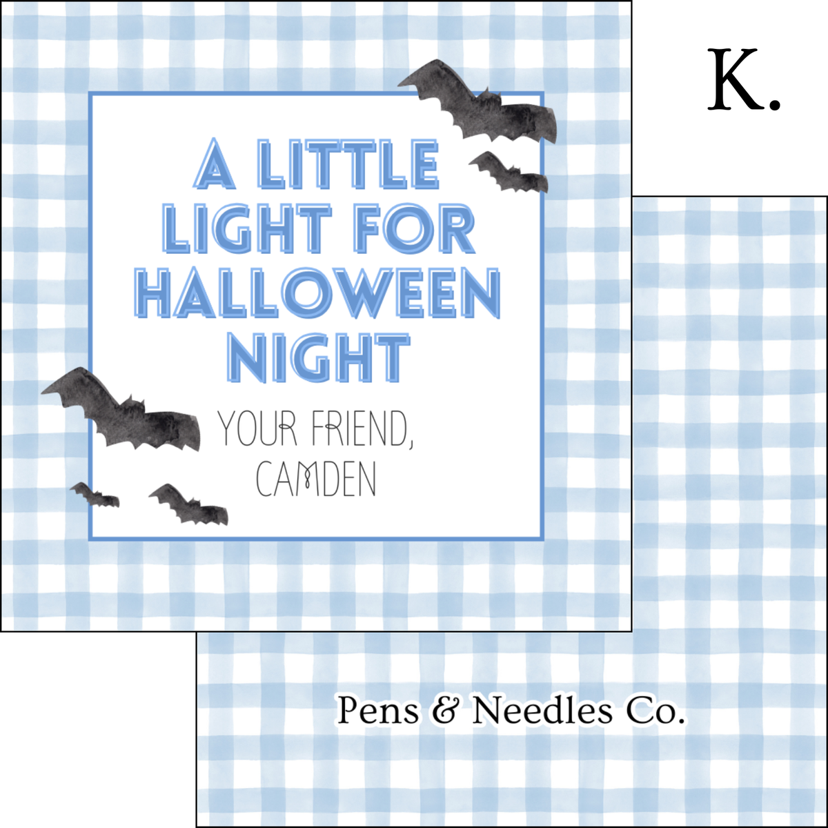 Halloween Treat Tags
