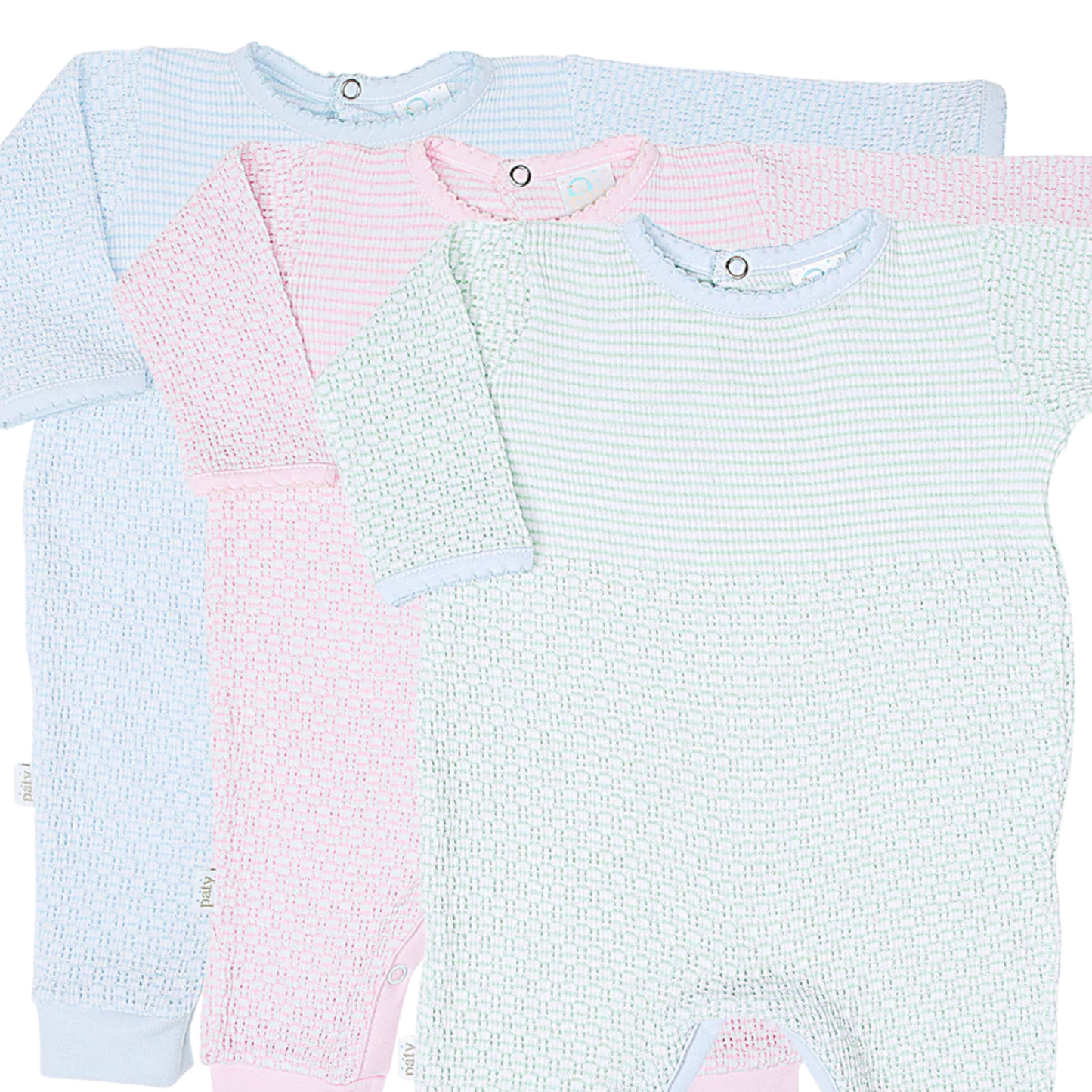 Paty Knit Romper with Pima Binding (Long Sleeve) #266LSJ- Fall Preorder