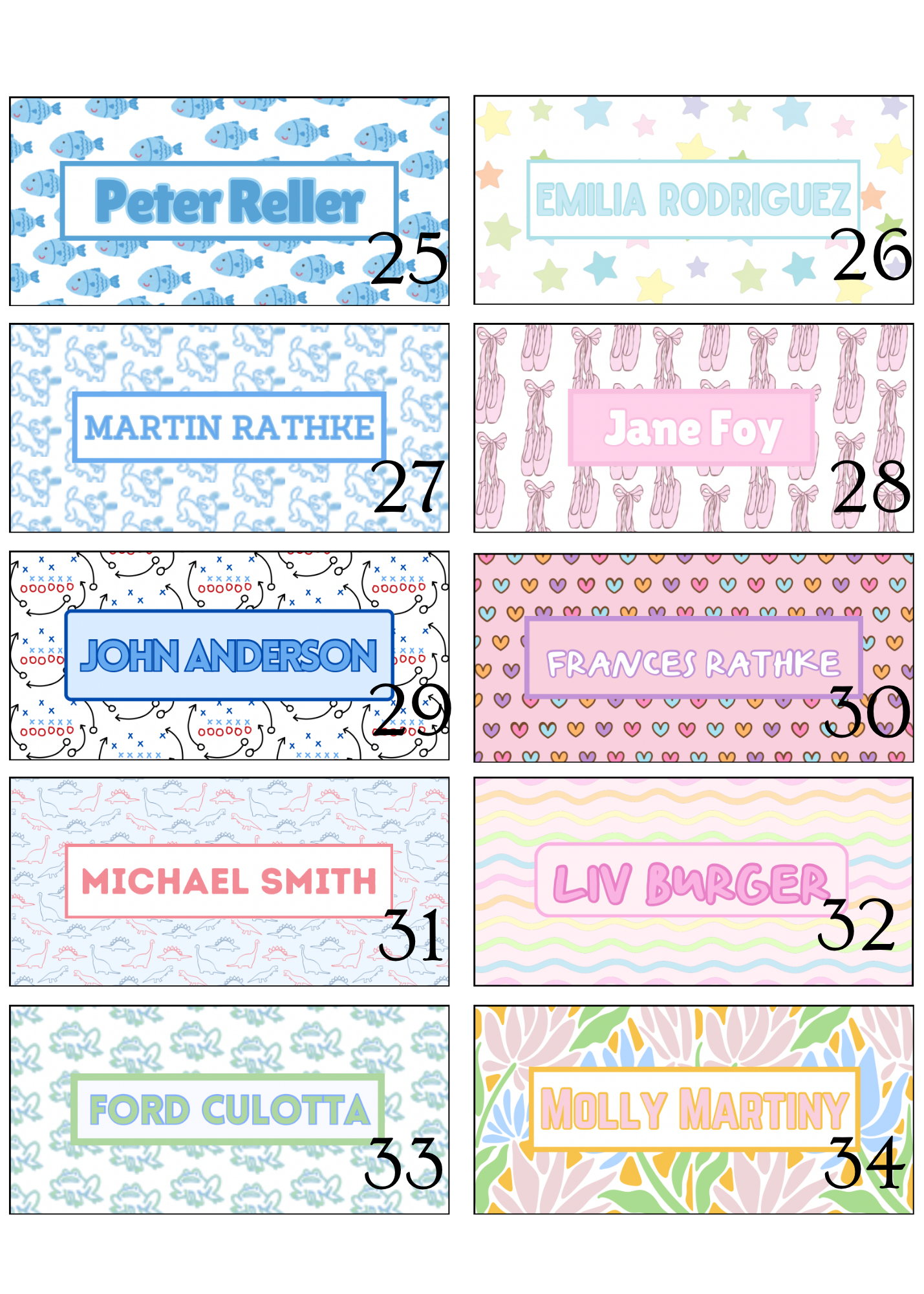 Waterproof Labels