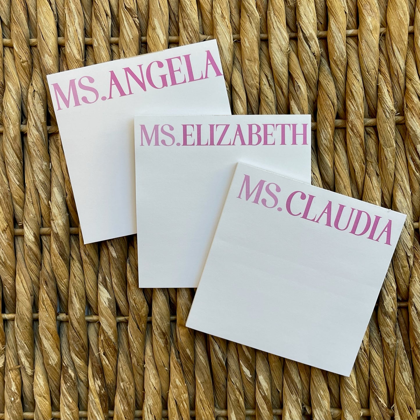 Personalized Notepad