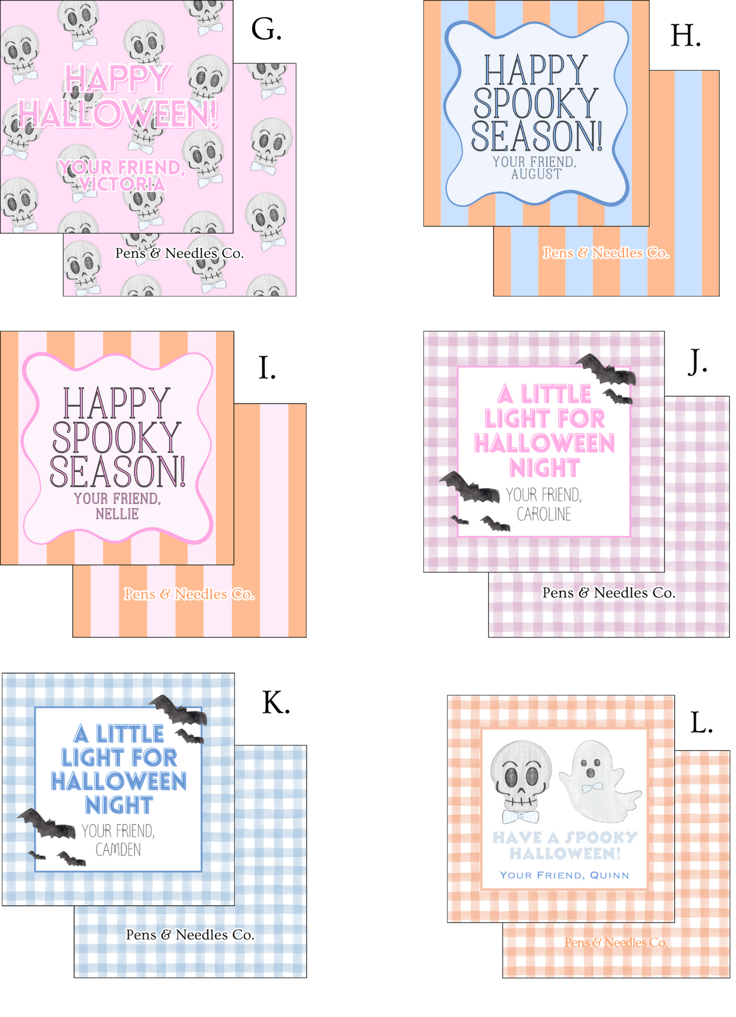 Halloween Treat Tags