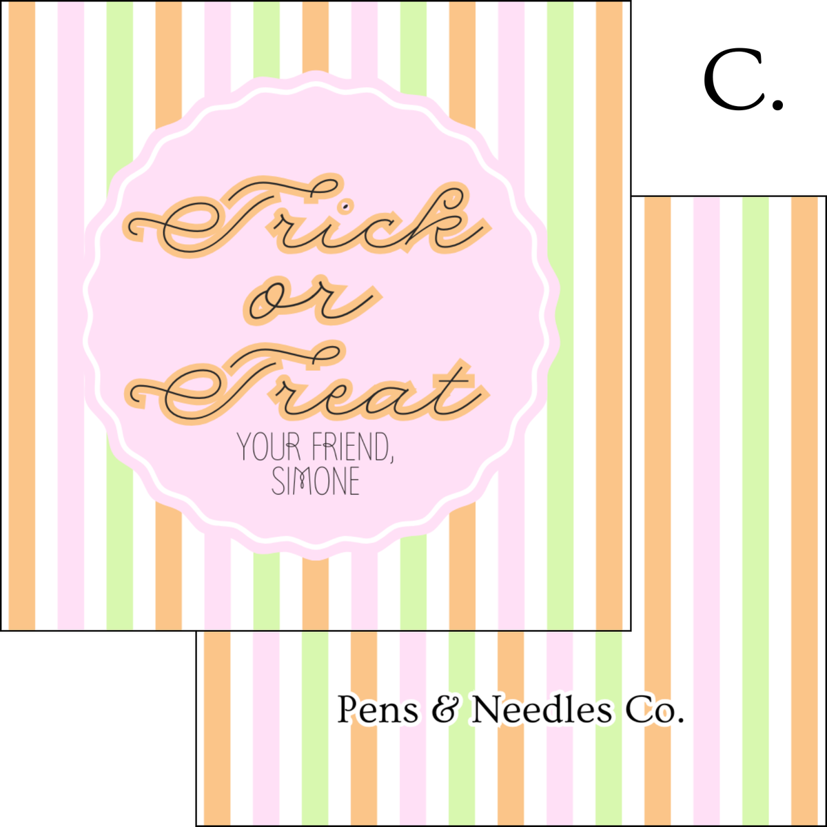 Halloween Treat Tags