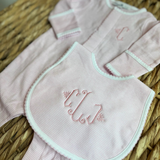 Magnolia Baby Striped Footie