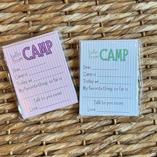 Ready to Go Camp Stationery