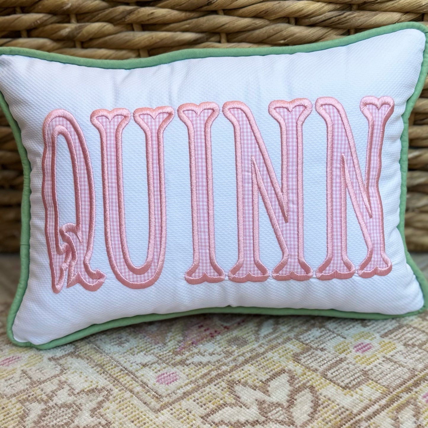 10x14” Appliqué Pillow