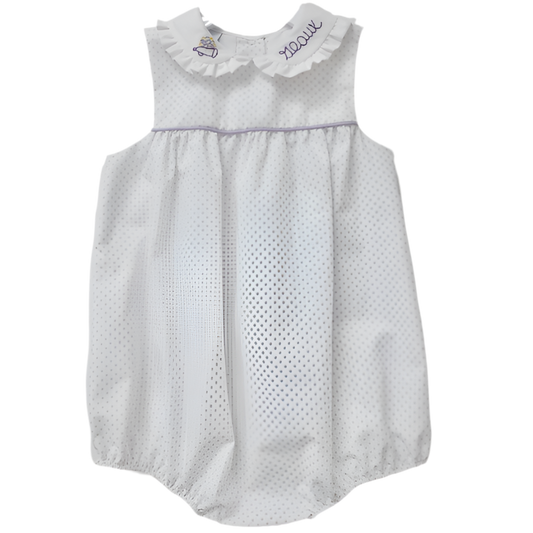 GAMEDAY-LAVENDER DOT CHEER BUBBLE