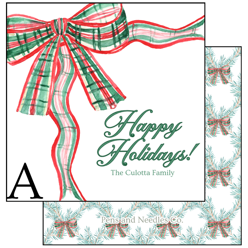 Personalized Holiday Enclosure Cards ￼