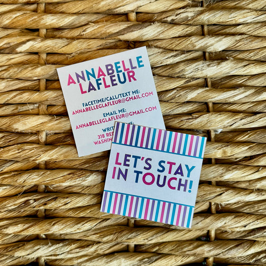 Camp Calling Cards