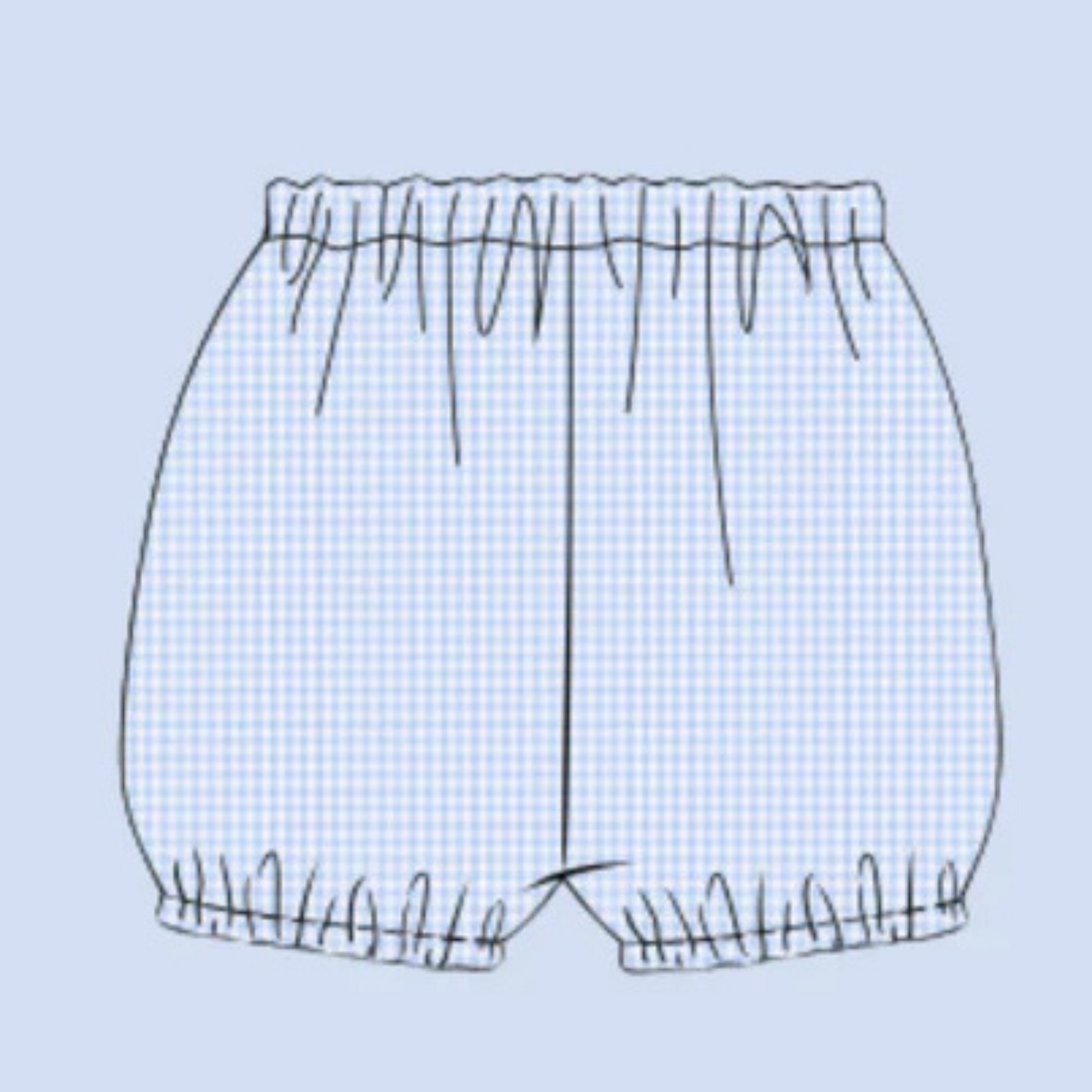 Ponds Presale:  Gingham Bubble Shorties by Seaside Proper