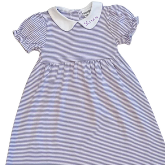 Striped Collared Dress