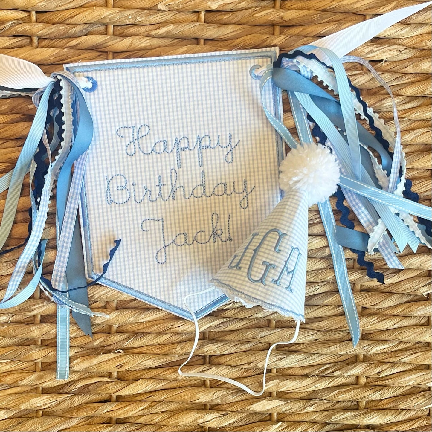 Highchair Birthday Banner