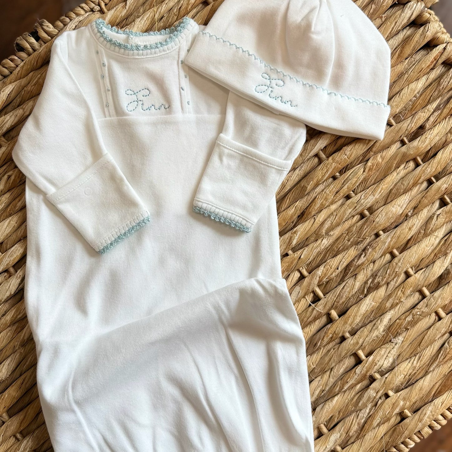 The Yellow Lamb Gown Set