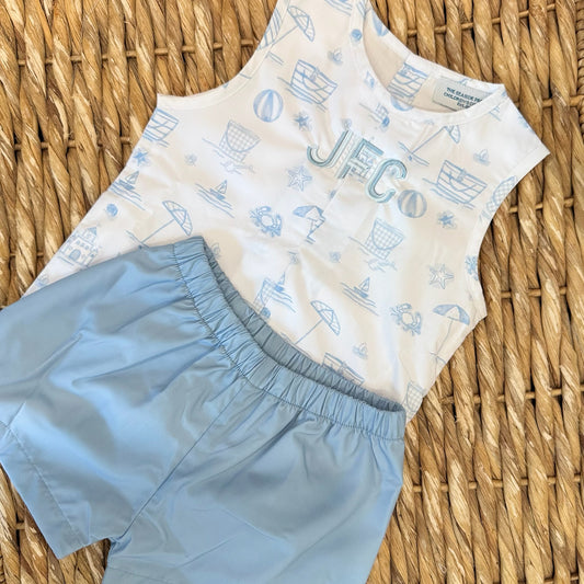 Seaside Moments Boys Shortie Set