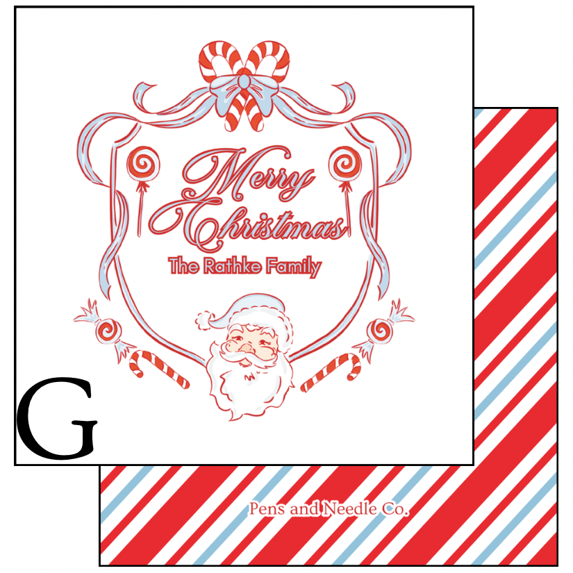 Personalized Holiday Enclosure Cards ￼