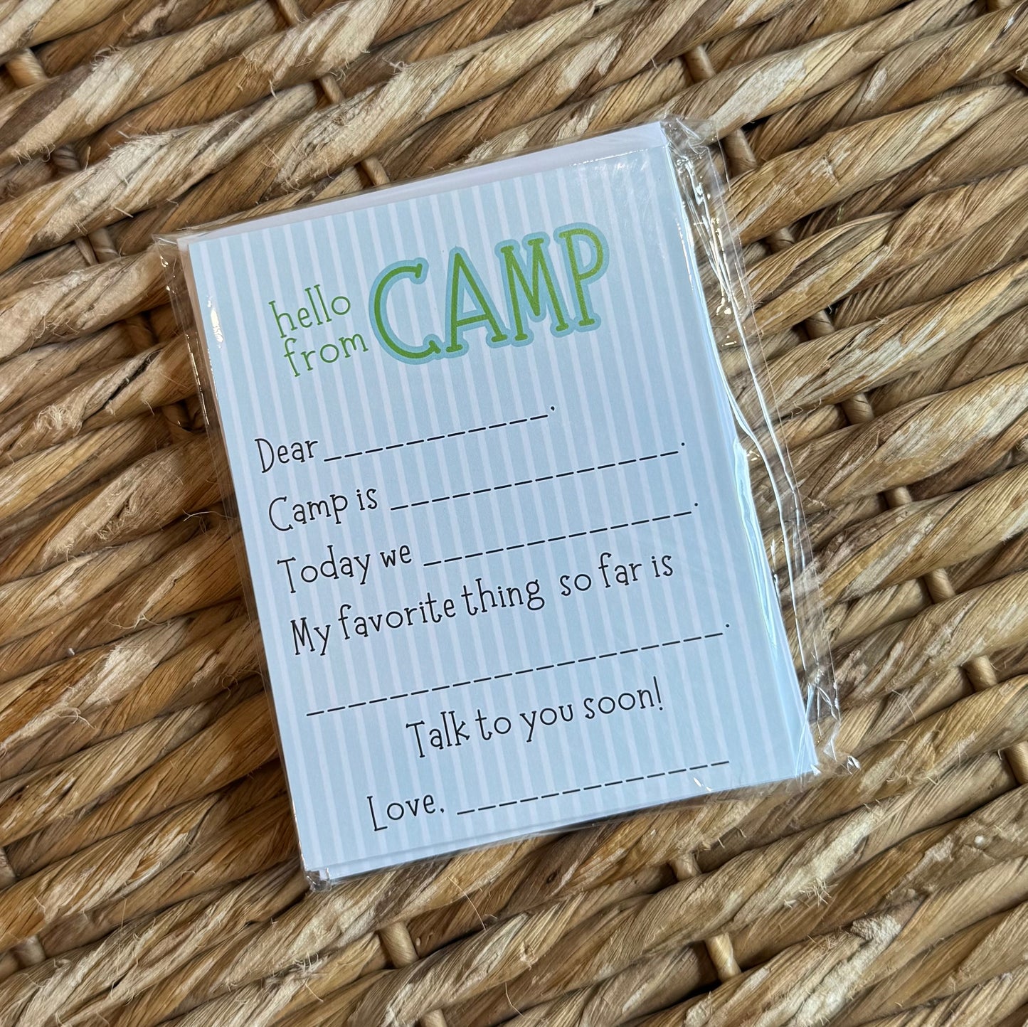 Ready to Go Camp Stationery