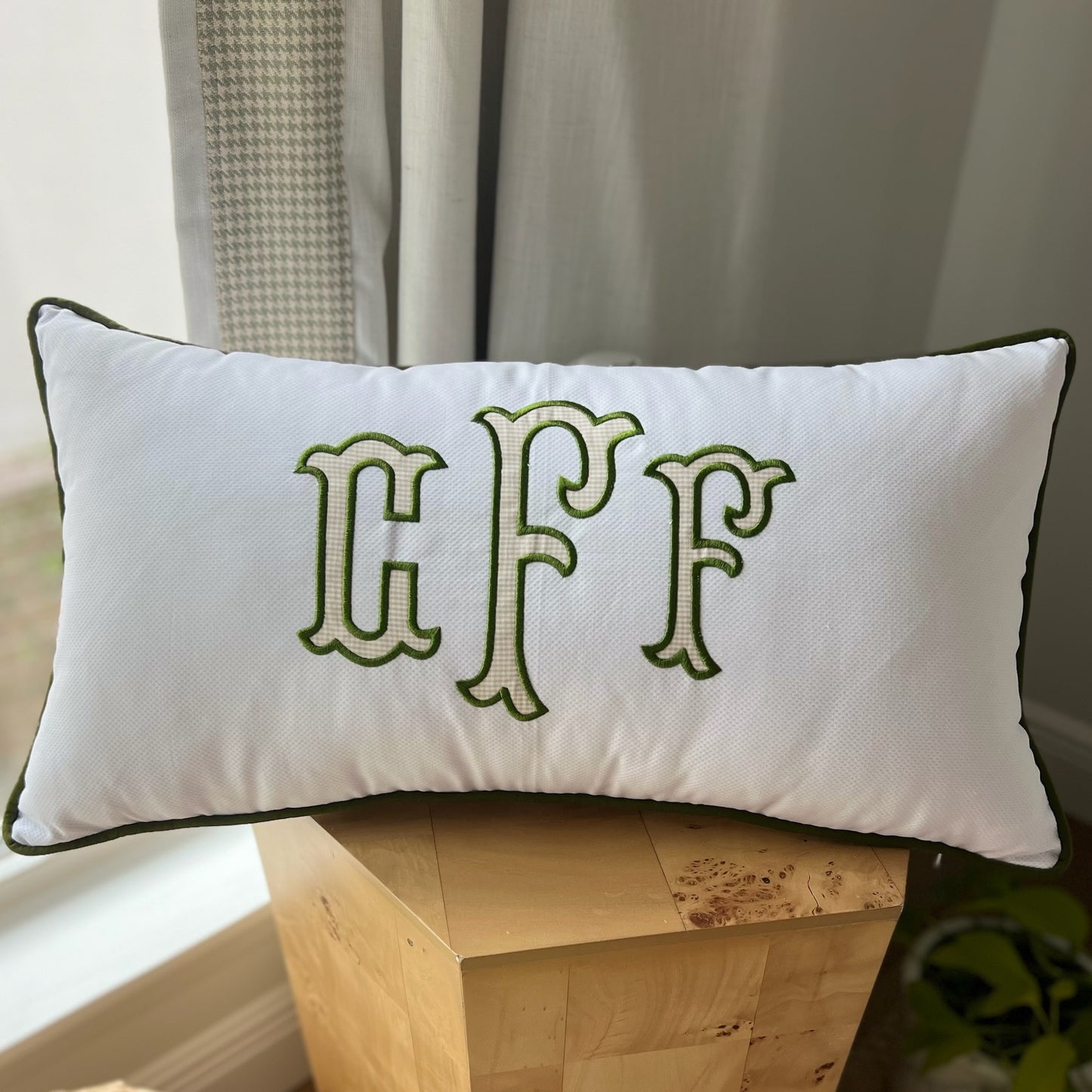 14x26” Appliqué Pillow