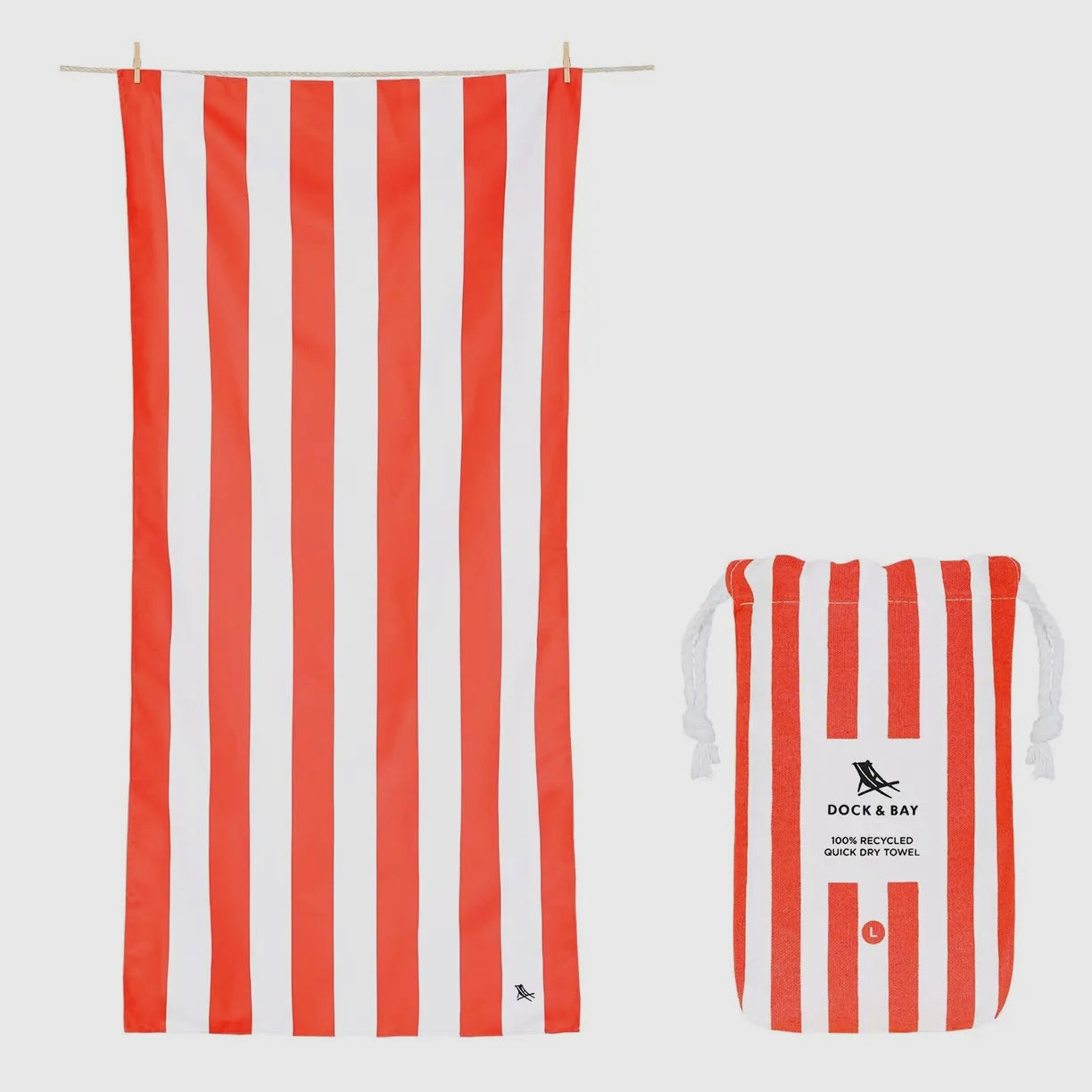 Dock and Bay Large Towel