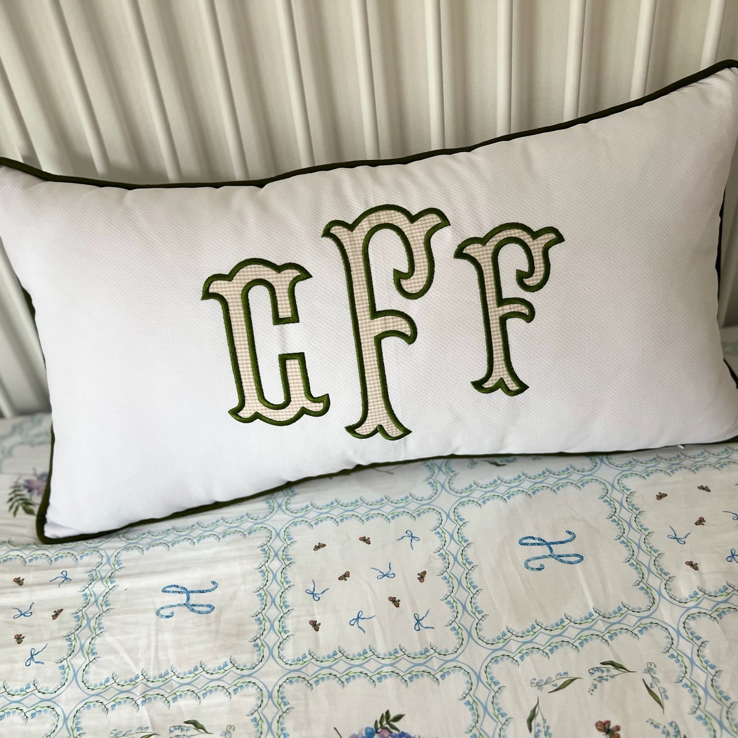 14x26” Appliqué Pillow