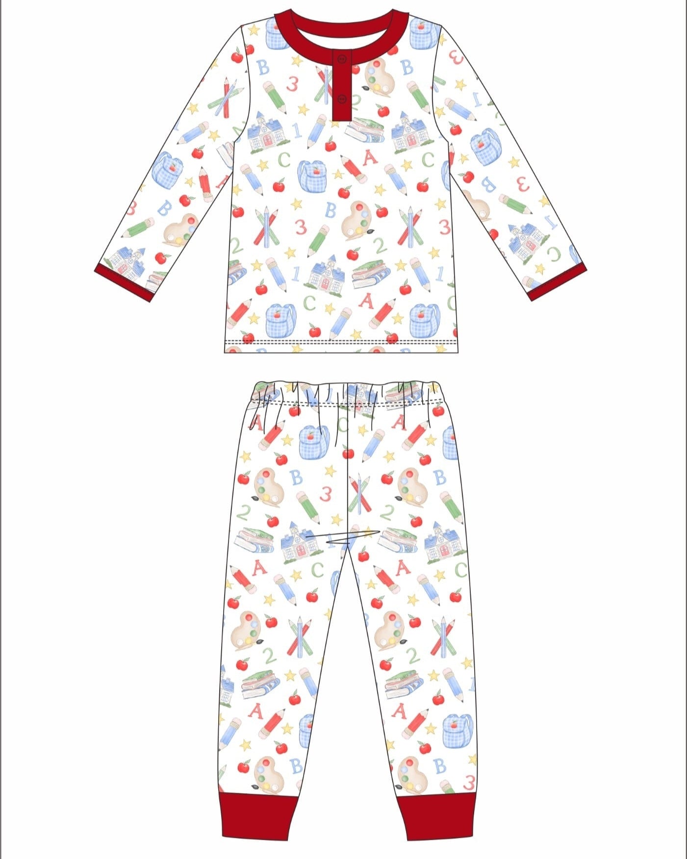 Jellybean Easy as ABC PJ Set